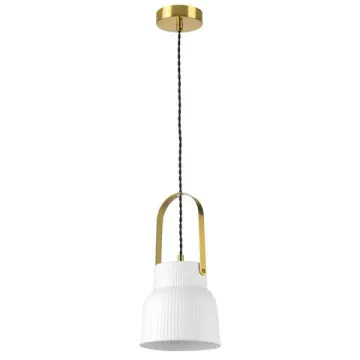 Подвесной светильник 1*E27 799013 латунь/белый Ceramo Lightstar