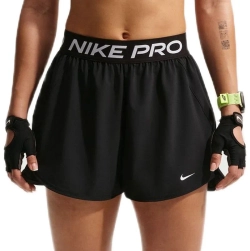 Женские Шорты теннисные Nike Pro 2in1 - black/white