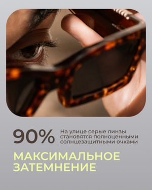 Фотохромная линза для вождения Corlinz XTRActive Anti-Glare 1.5 Gray
