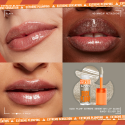 NYX Professional Makeup Duck Plump - Блеск для губ с эффектом увеличения оттенок Quazy Silver, 7 ml