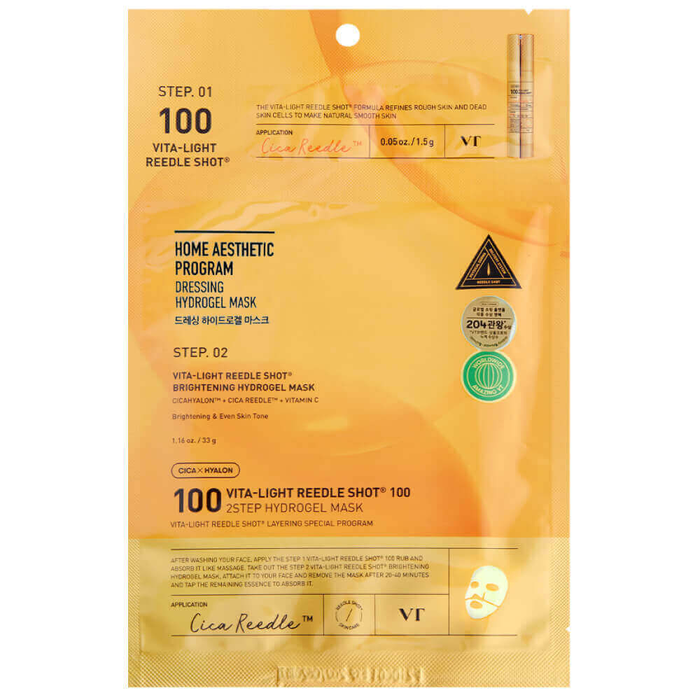 VT Cosmetics Vita-Light Reedle Shot100 2Step Mask
