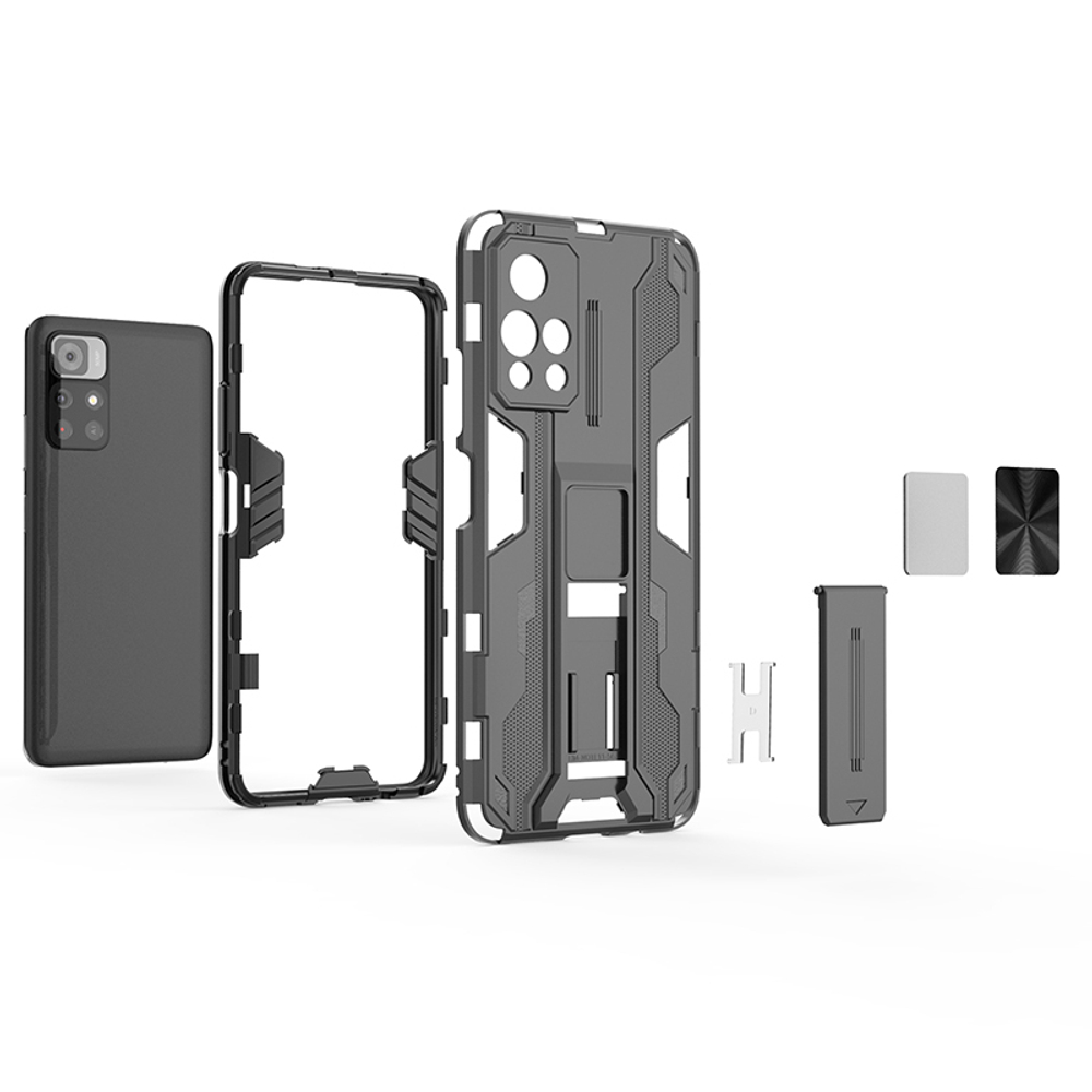 Противоударный чехол с подставкой Transformer для Xiaomi Poco M4 Pro 5G