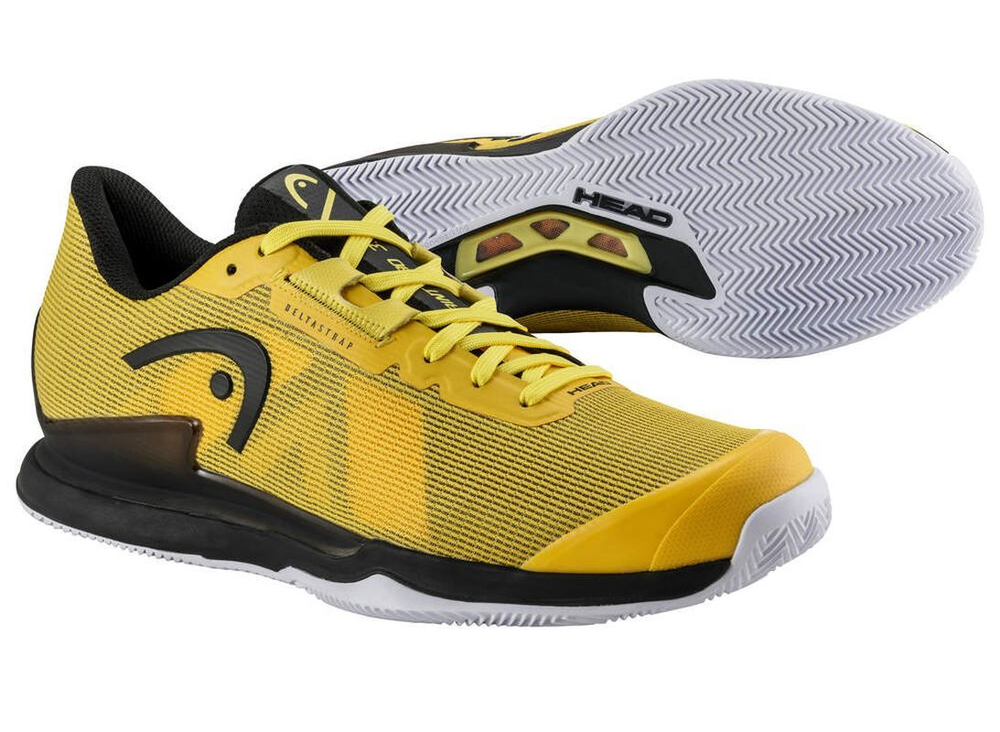 Мужские кроссовки теннисные Head Sprint Pro 3.5 Clay - banana/black