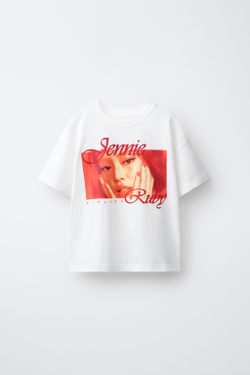 ZARA ФУТБОЛКА JENNIE RUBY®, БЕЛЫЙ