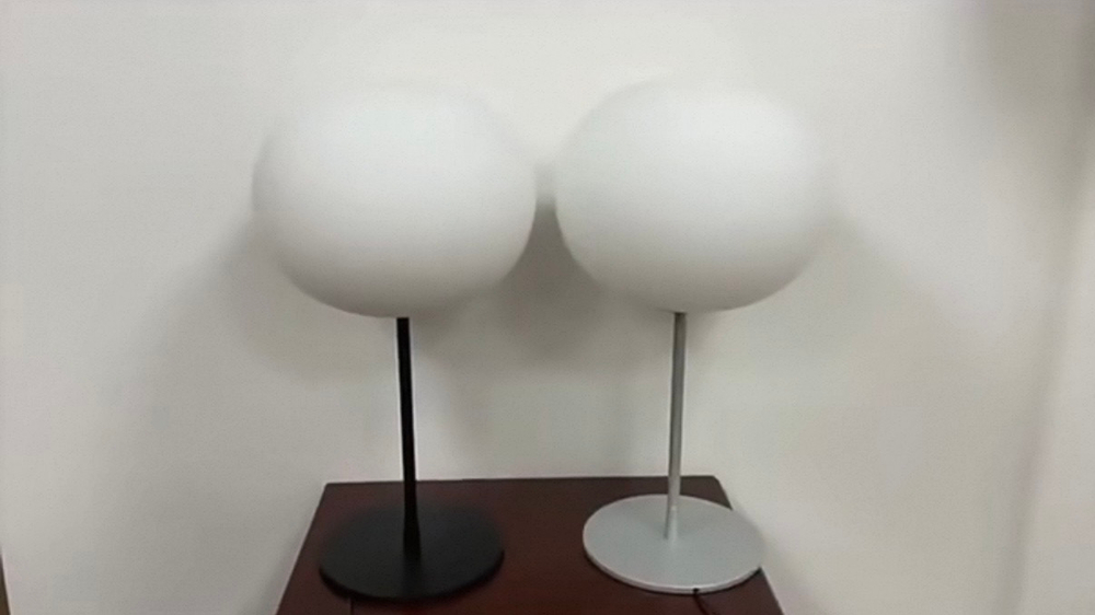 Table design lamp Glo Ball T1/T2 by Flos (Black)