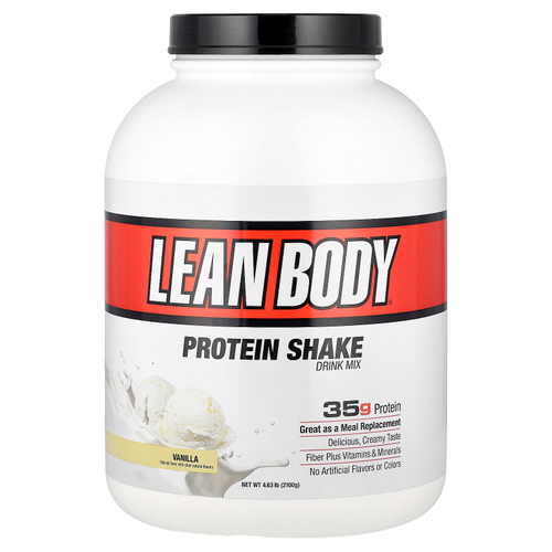 Labrada Nutrition, Lean Body, протеиновая смесь для приготовления коктейля, ваниль, 2100 г (4,63 фунта)