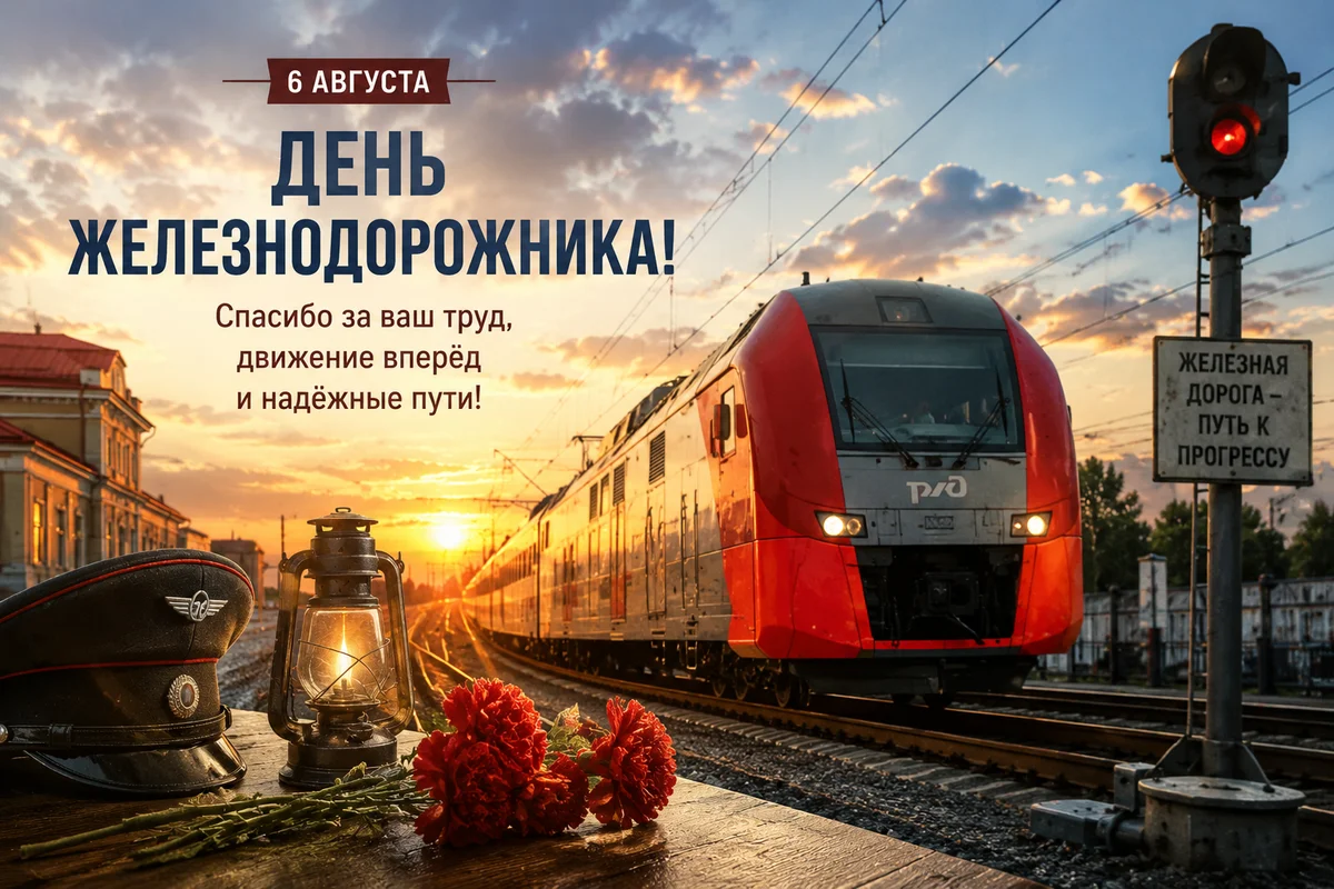 С Днём железнодорожника! 🚆