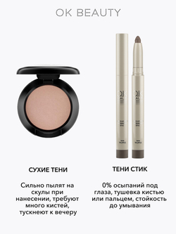 Стойкие тени-карандаш для век LONG LASTING EYESHADOW STICK