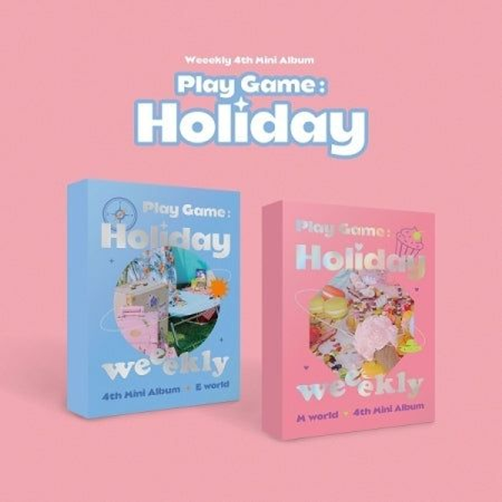 Альбом WEEEKLY - PLAY GAME : HOLIDAY 4th Mini Album 2 Version SET