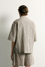 РУБАШКА RELAXED FIT В КЛЕТКУ — ZARA · 1020/907