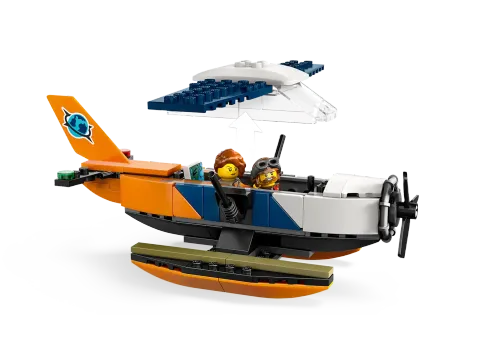 Конструктор LEGO City 60425 Исследователь джунглей: Водный самолет