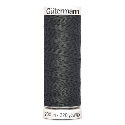 01 Нить Sew-All 100/200 м для всех материалов, 100% полиэстер Gutermann 748277 (036 серый)