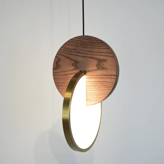 Подвесной светильник Glatt-Wood01 ImperiumLoft
