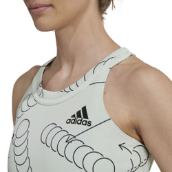 Женская теннисная майка adidas Club Graphic Tank Top Women - Light Green