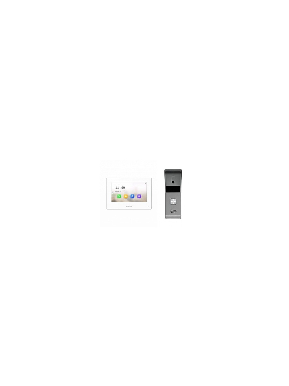 Hikvision DS-D100HKWF Комплект гибридной видеодомофонии, Включаются устройства:, DS-D100P, VDP-H3212W, 1 блок питания 12В, Работа с Hik-Connect