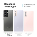 Чехол ROSCO для Samsung Galaxy S21 Ultra оптом (арт. SS-S21U-HARD-TPU-TRANSPARENT)