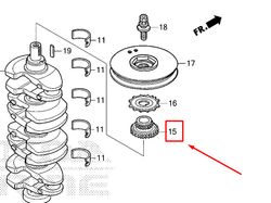 13620-RAA-A02 SPROCKET, DRIVE CHAIN