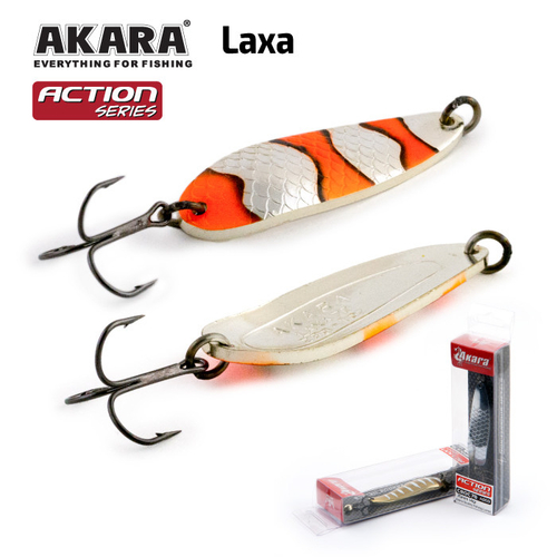 Блесна Akara Action Series Laxa 70мм., цвет AB89