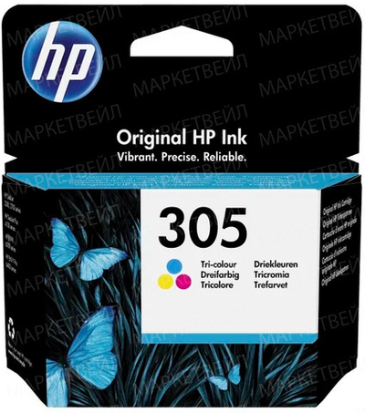 Картридж HP 305 (3YM60AE) для DeskJet 2723/2720/4122/4130 трёхцветный (0.1K)