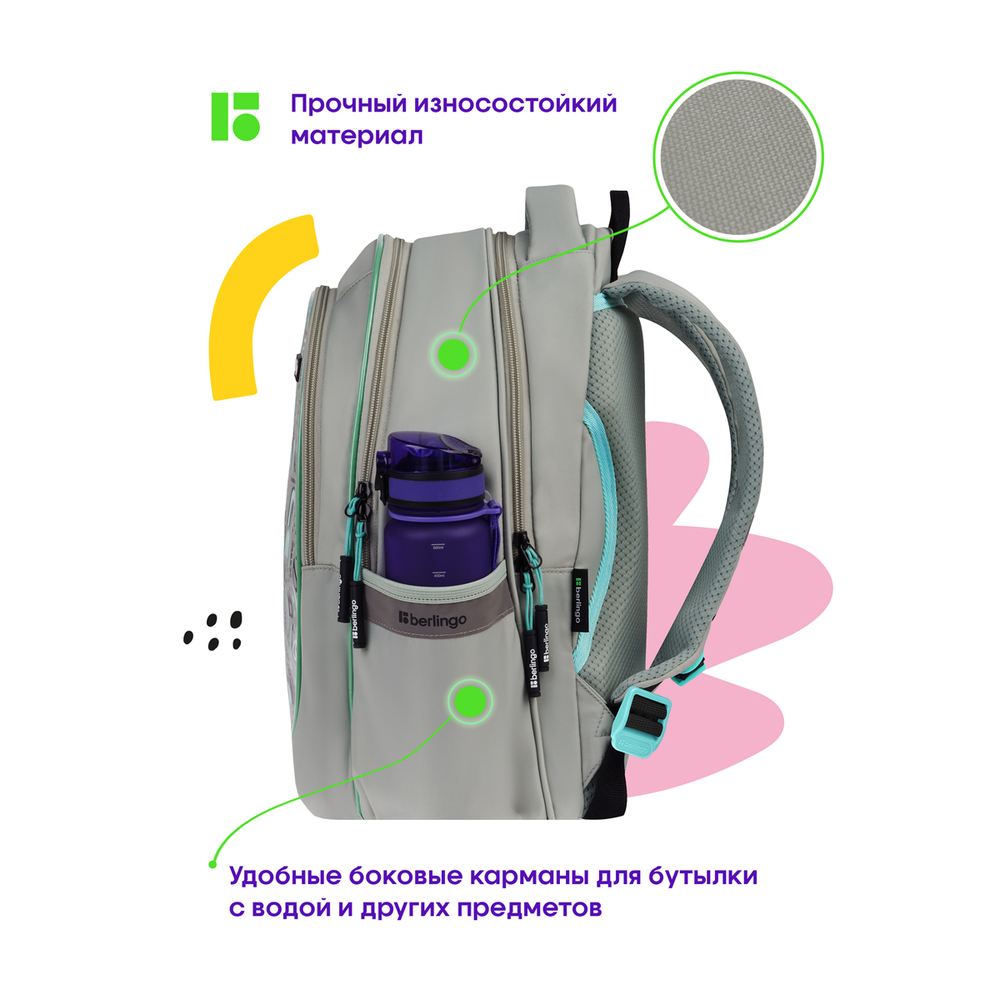 Berlingo Рюкзак Berlingo Modern "Eyes" 38*30*18см, 3 отделения, 2 кармана, эргономичная спинка