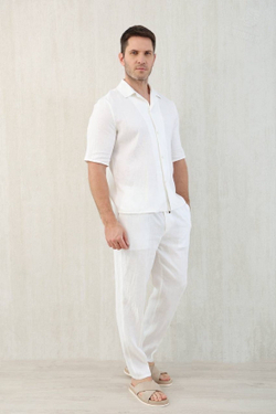 Льняной костюм Brunello Cucinelli