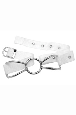 Расширитель для рта Asylum Patient Mouth Restraint with Metal Bit белого цвета (Цвет: белый)
