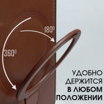Business style чехол из кожи для SAMSUNG GALAXY S22 (не ULTRA/ FE/ PLUS!) с кольцом-подставкой и бархатной подкладкой