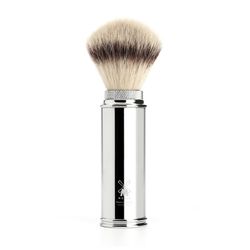 Дорожный помазок MUEHLE, фибра высшей категории Silvertip, размер M, хром (31 M 20)