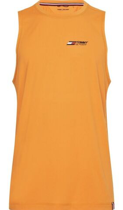 Мужская теннисная футболка Tommy Hilfiger Essentials Training Tank Top - hawaiian orande