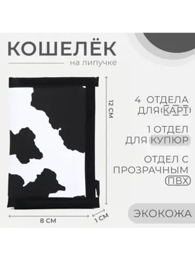 Кошелек на липучке подростковый