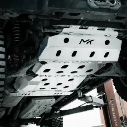 Защита днища 8мм MEIKA для GWM Poer KingKong 2023+ Great Wall Motor защита картера кпп двигателя