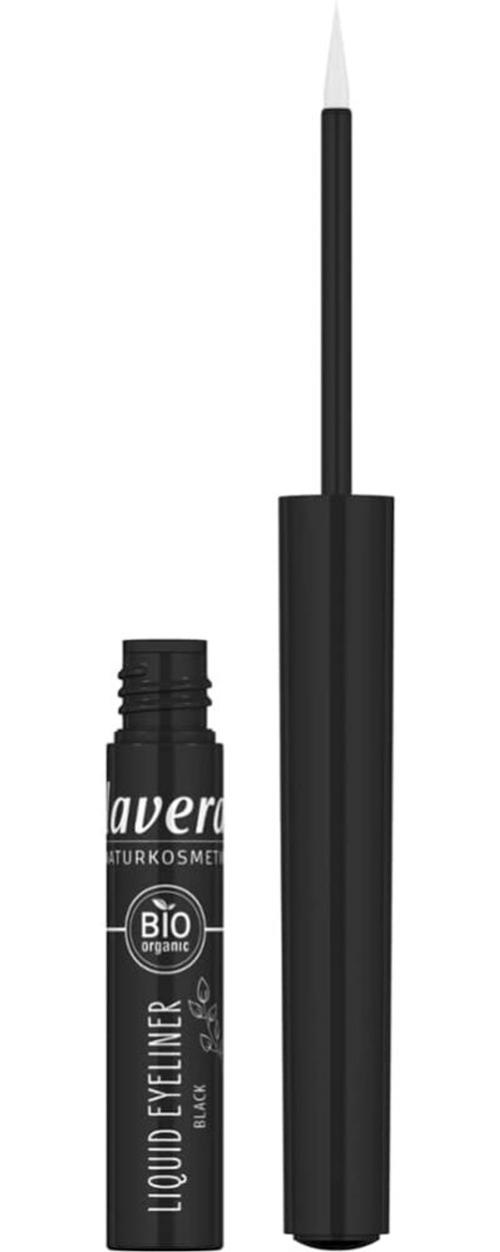 Жидкая подводка для глаз, черная 01 Lavera Naturkosmetik, 3 мл