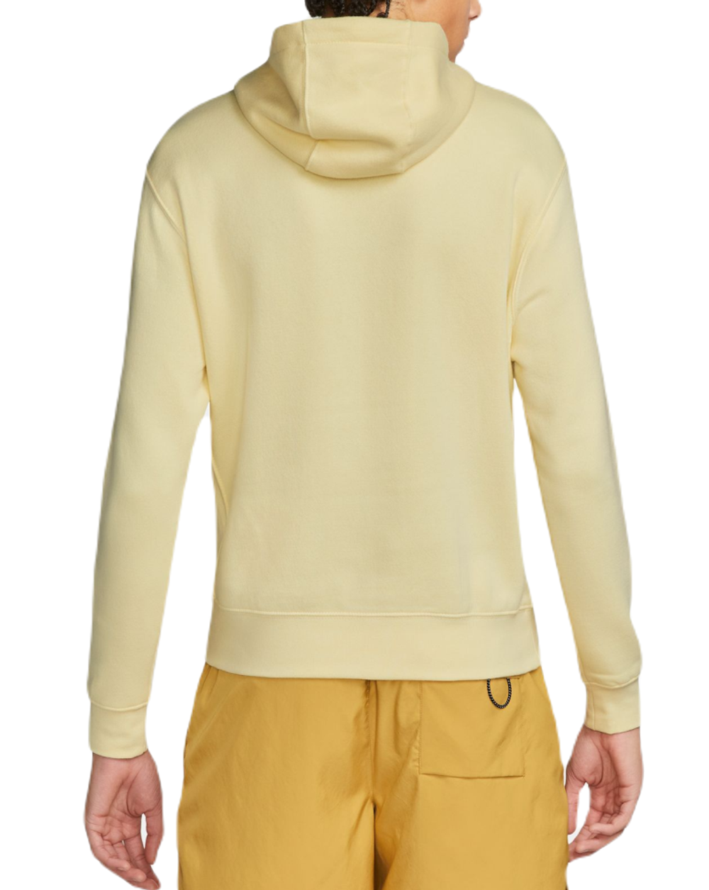 Мужская теннисная кофта Nike Sportswear Club Fleece Pullover Hoodie - alabaster/alabaster/white