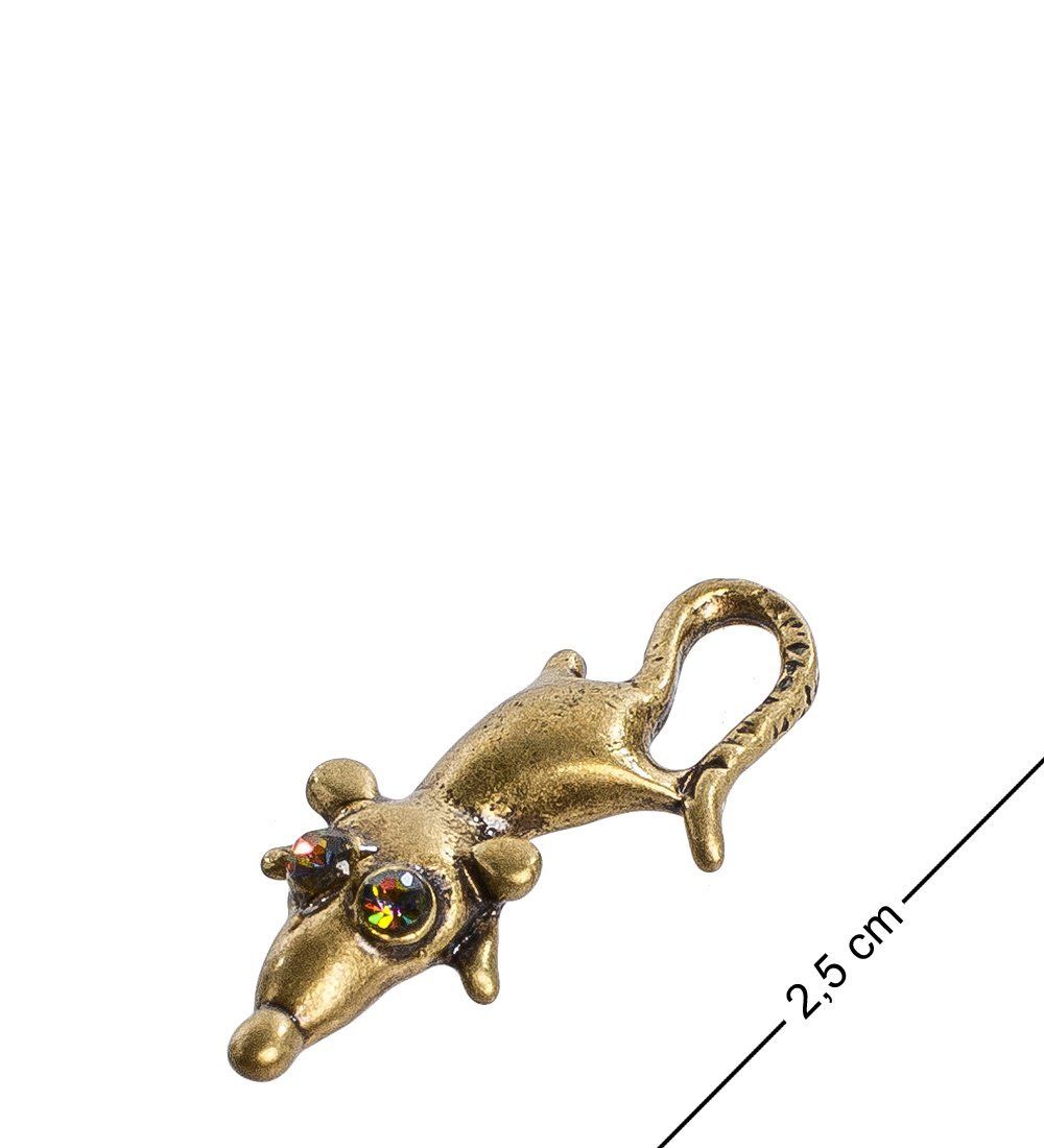 AM-1063 Фигурка кошельковая «Мышь» (латунь)