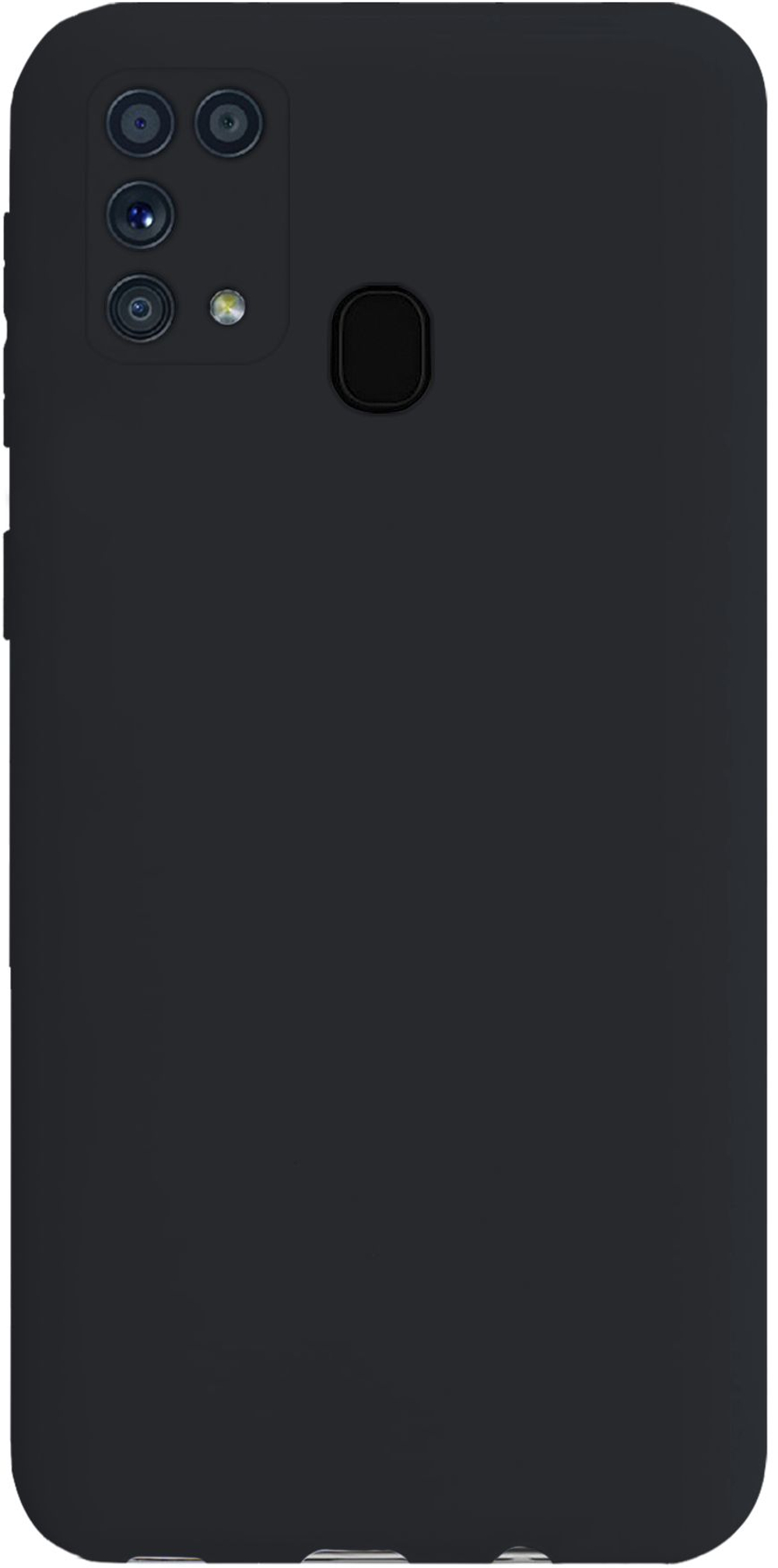 Мягкий Soft Touch чехол из силикона для SAMSUNG M31 (не M31s) с бархатной подкладкой