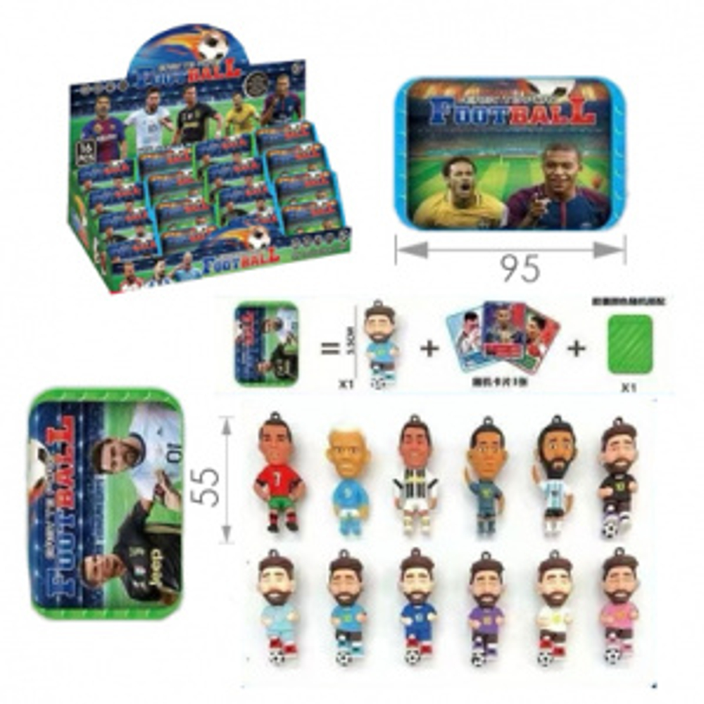 Капсула сюрприз ФУТБОЛ с игр. и сюрп. в блоке 16шт