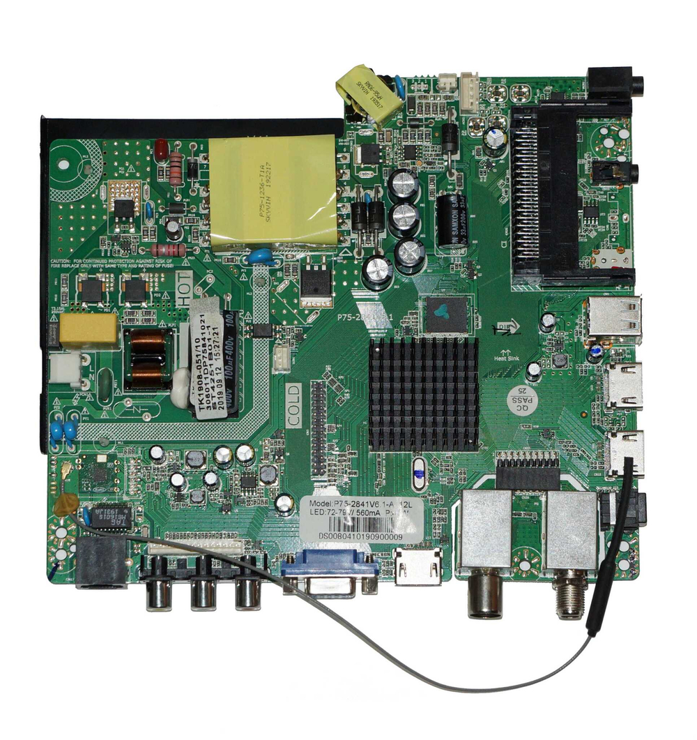 P75-2841V6.1 main для телевизора Prestigio PTV43SS04Y-CIS-ML