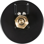 Термоманометр аксиальный STOUT - 1/2" (D80 мм, шкала 0-120°C/0-4 бар, с запорным клапаном)
