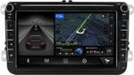 Магнитола для Volkswagen T5, T6, Tiguan, Passat, Polo, Jetta, Amarok, Golf и др., Skoda Fabia, Rapid - Canbox (кнопки и крутилки) Android 10, Быстрая, Carplay, 4G SIM-слот