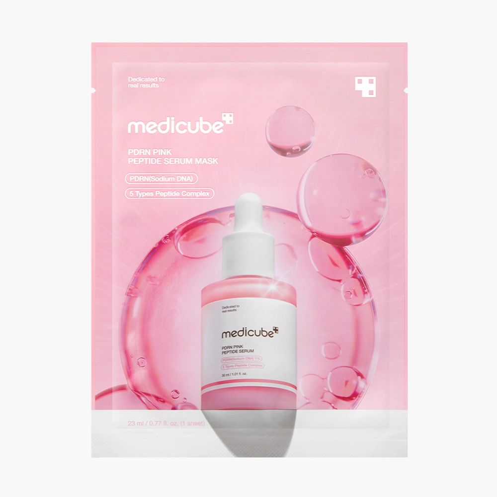 Маска тканевая с ПДРН и пептидами Medicube PDRN Pink Peptide Serum Mask 23ml