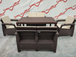 Обеденная мебель для кафе под ротанг Yalta Family Set