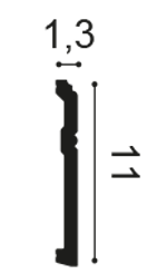 Плинтус гибкий SX105F