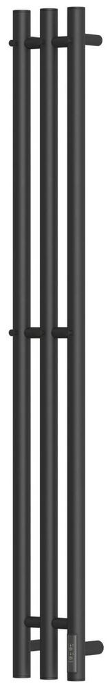 Полотенцесушитель электрический Point Деметра PN12822B П3 120x1200 диммер справа, черный