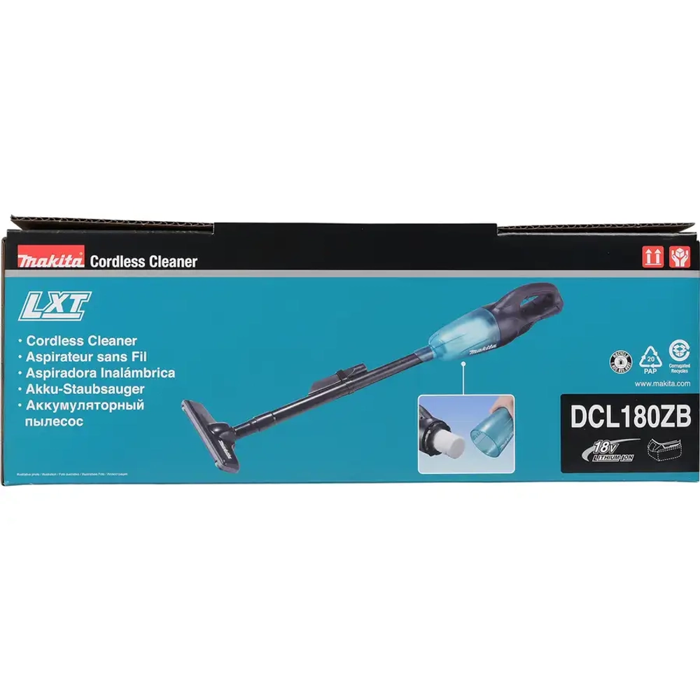 Аккумуляторный пылесос Makita DCL180ZB