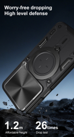 Чехол с кольцом Big Ring Case для Huawei Pura 90 Pro