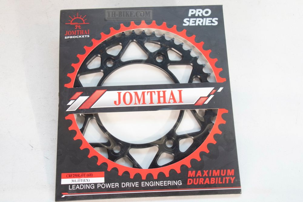 Sprocket driven rear, 40-42-43-45-48-50. JT Pro Series, Model 301 for Honda CRF250L, XR250. Light Steel