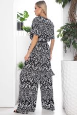 Комбинезон Леон (черно-белый) К10328 LT Collection