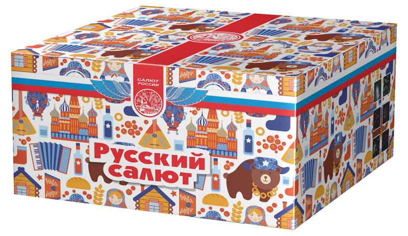 Комбинированный салют "Русский салют" Комбинированный салют "Русский салют"