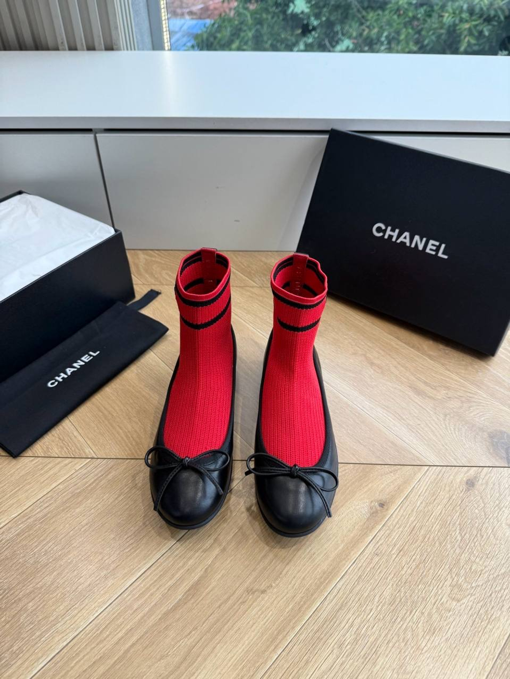 Ботинки балетки Chanel