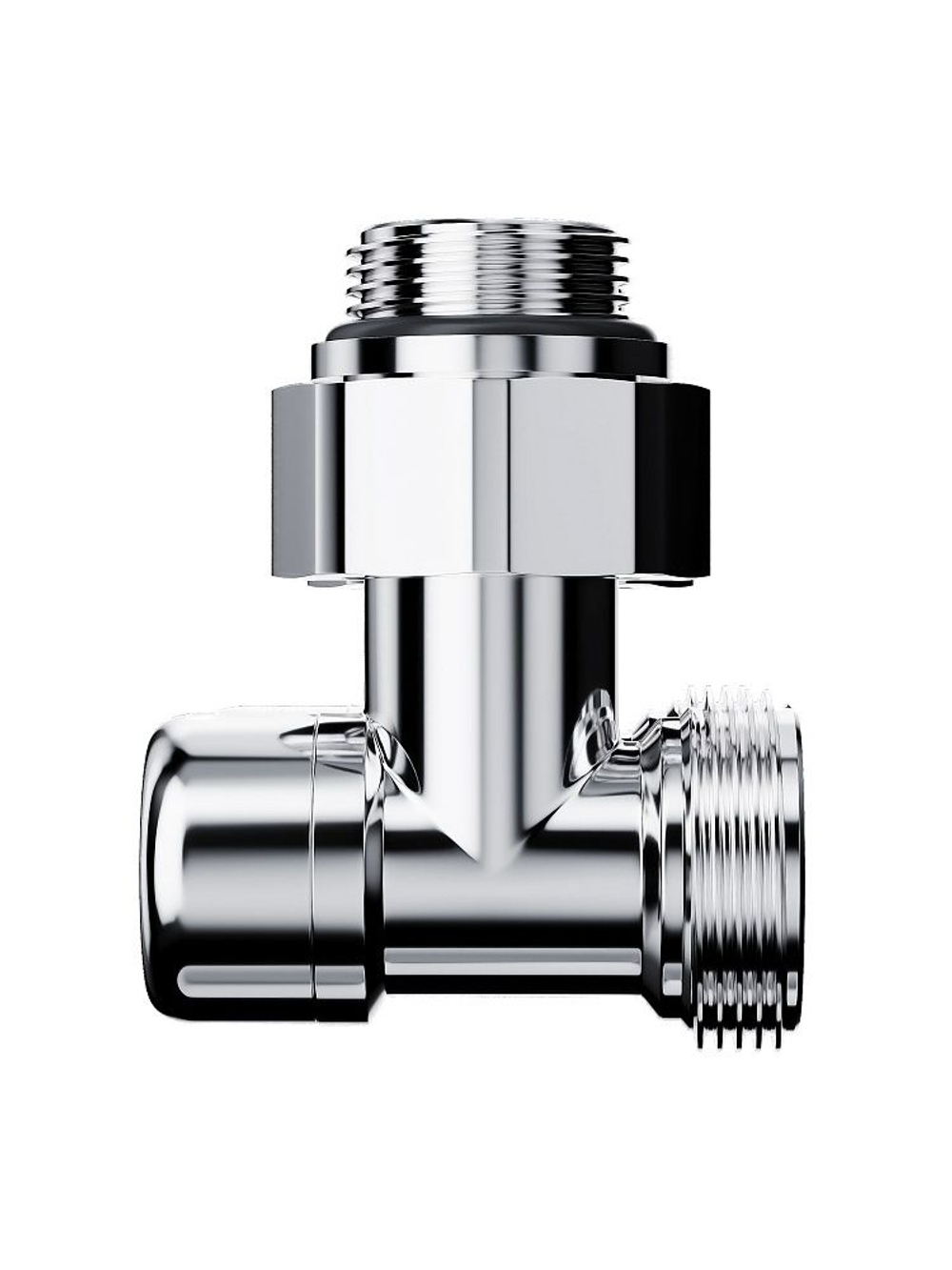 Узел нижнего подключения Royal Thermo Design угловой 1/2"х3/4" EK евроконус (хром)